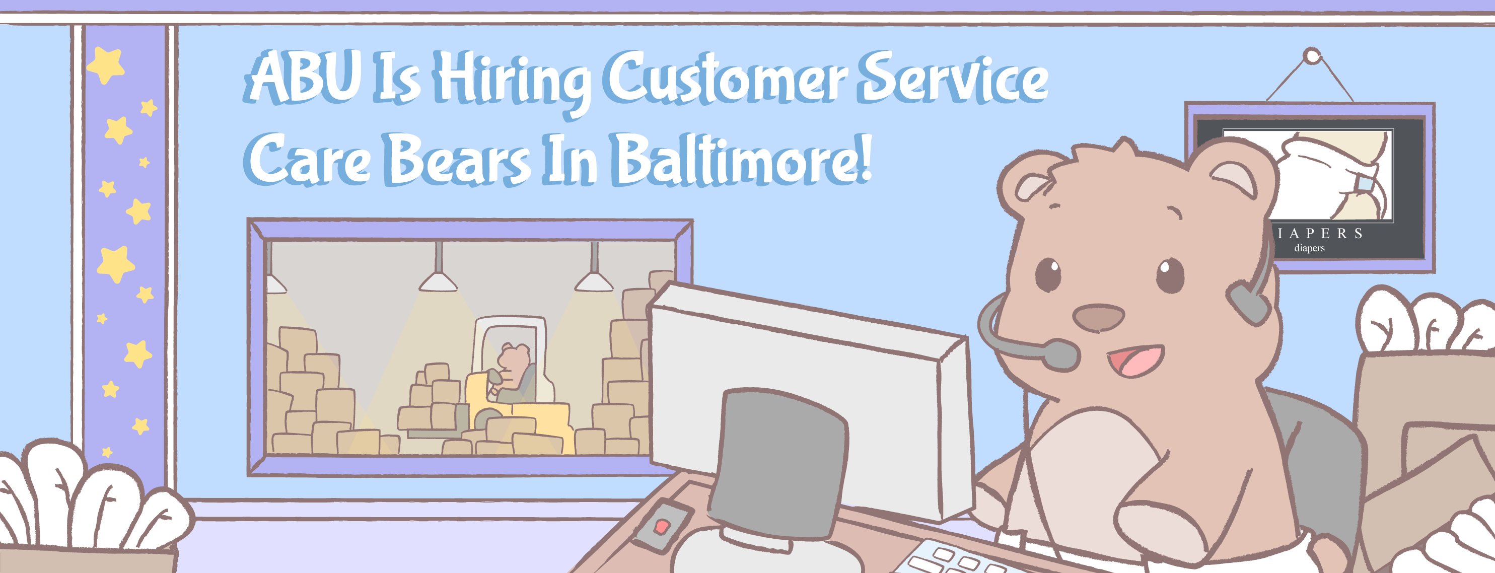 Are you a Care Bear? ABU USA Now Hiring Full Time Customer Service Agent In Baltimore, MD!